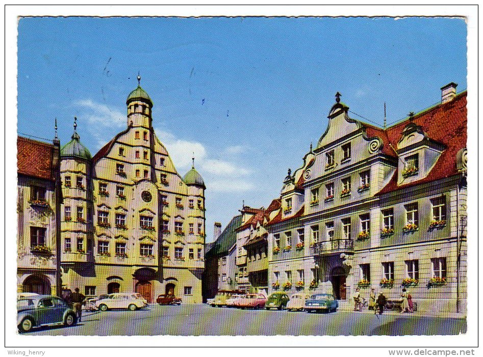 Memmingen - Rathaus Und Steuerhaus - Memmingen