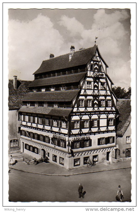 Memmingen - S/w Siebendächer Haus - Memmingen