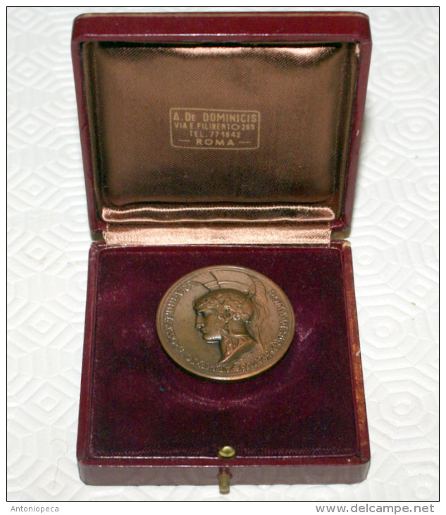 ITALIA -  ARTISTIC  BRONZE MEDAL OF THE ROME CITY HALL - Altri & Non Classificati