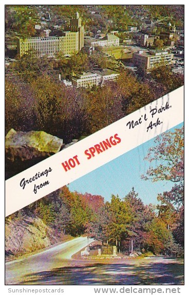 Greetings From Hot Springs National Park Arkansas 1970 - Hot Springs