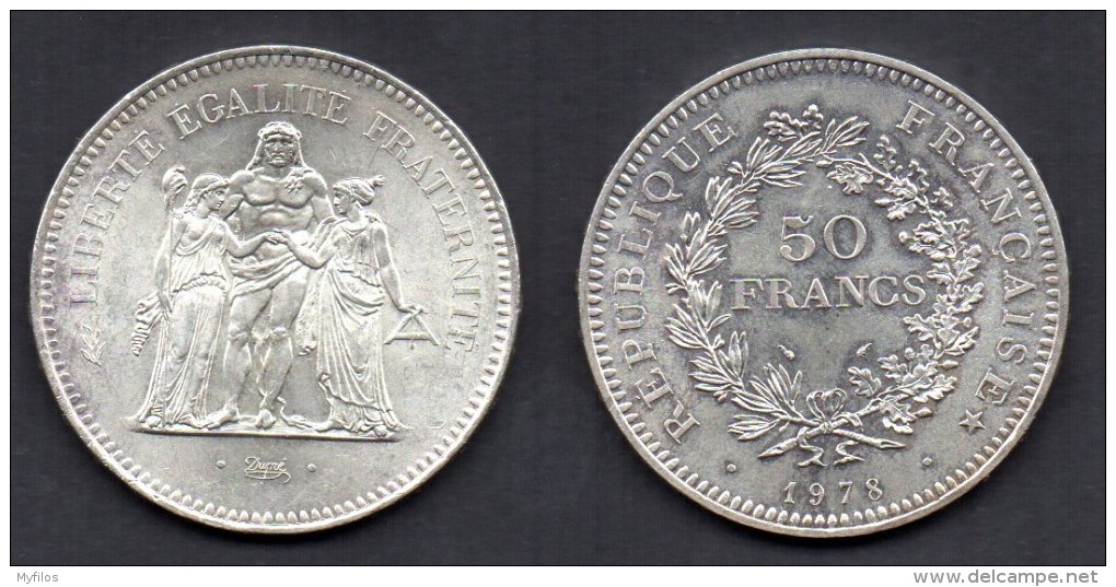 1978 FRANCIA  50 FRANCS  HERCULES - Altri & Non Classificati