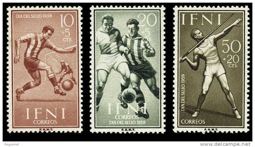 Ifni 156/58 (*) Sin Goma. Deportes. 1958 - Ifni