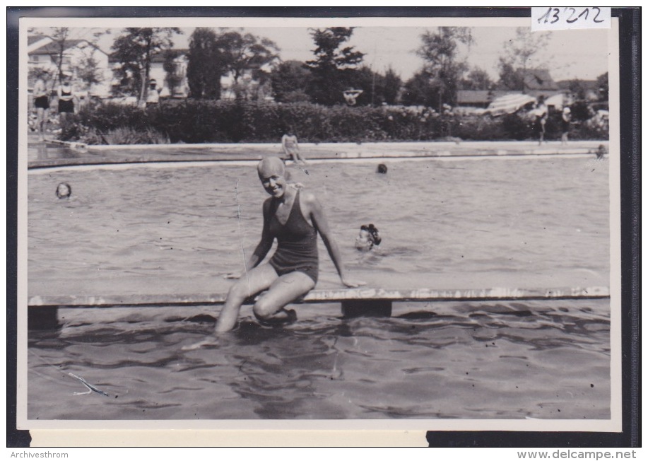 Zürich - Oerlikon : August 1940 - Schwimmbad Allenmoos (joint Même Vue En Plus Petit Plus Large) ; Format 10 /15 (13´212 - Oerlikon