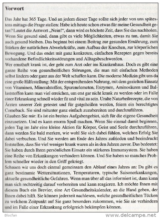 Gesundheitsbuch Für Das Ganze Jahr Neu 20€ Prof. Bankhofer Gesundheit-Tip Bassermann-Verlag Book Of Medica 3-8094-1107-8 - Gezondheid & Medicijnen