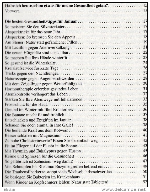 Gesundheitsbuch Für Das Ganze Jahr Neu 20€ Prof. Bankhofer Gesundheit-Tip Bassermann-Verlag Book Of Medica 3-8094-1107-8 - Medizin & Gesundheit