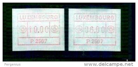 1986 - FRAMA-ATM Timbres De Distributauer - P2507, Neufs Mi. Nr 1.7 - Vignettes D'affranchissement