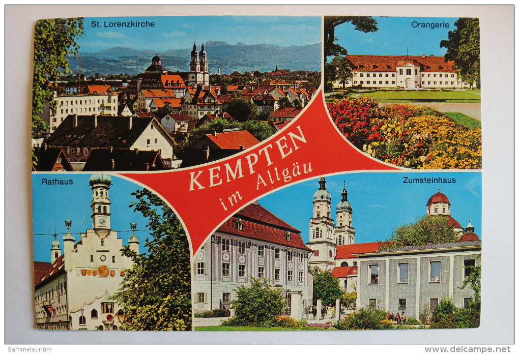 (6/2/61) AK "Kempten Im Allgäu" Mehrbildkarte Mit 4 Ansichten - Kempten