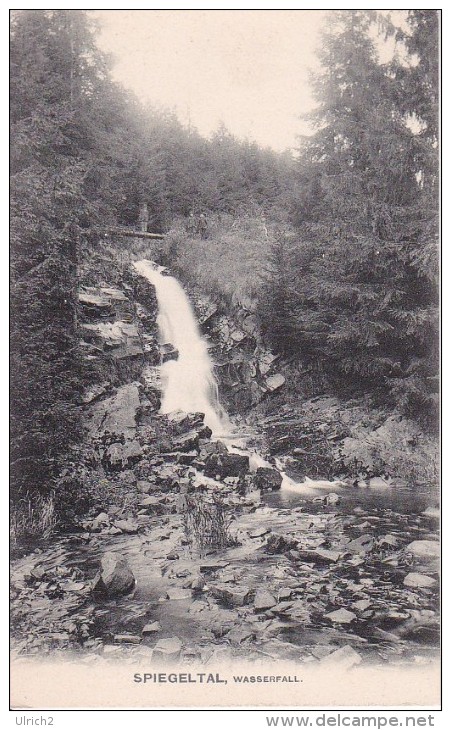 AK Harz - Spiegeltal - Wasserfall (11735) - Clausthal-Zellerfeld