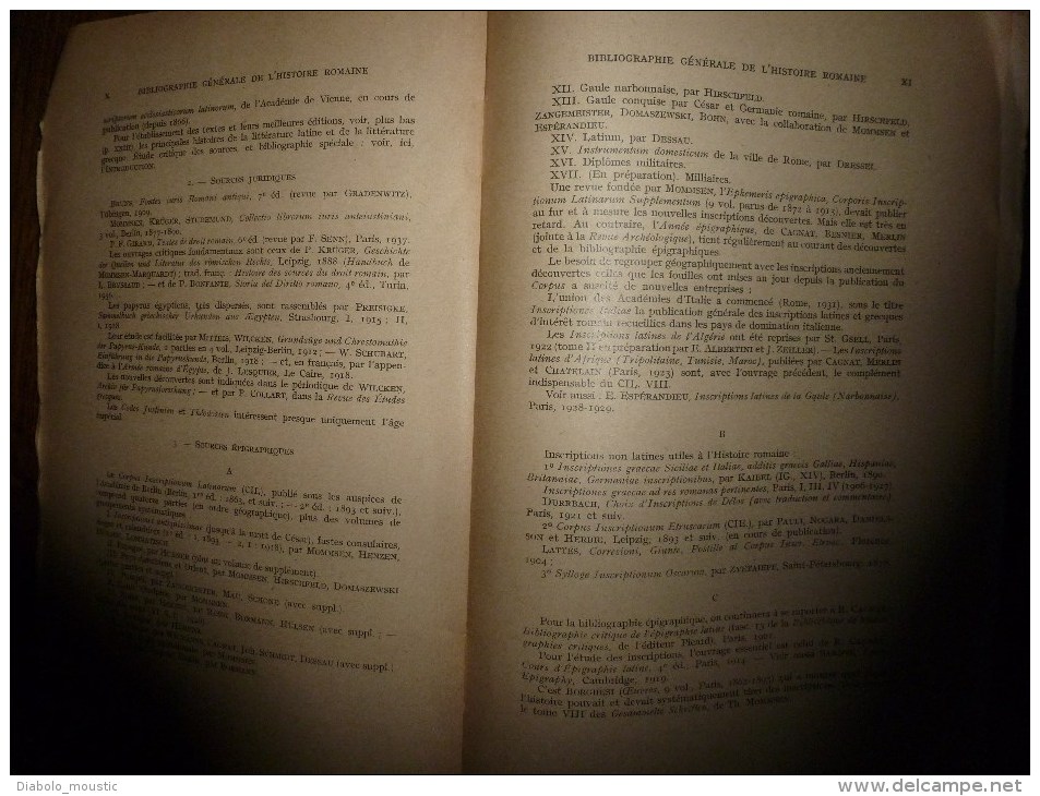 1940 Histoire Ancienne HISTOIRE ROMAINE Tome 1 Des Origines à L'achèvement De La Conquête - 1901-1940