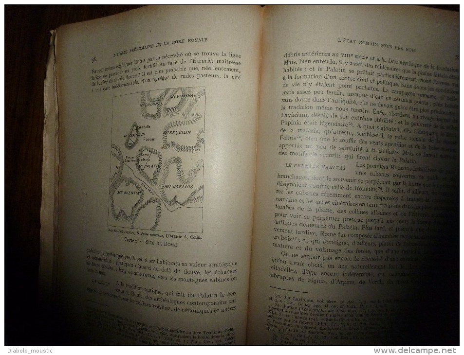 1940 Histoire Ancienne HISTOIRE ROMAINE Tome 1 Des Origines à L'achèvement De La Conquête - 1901-1940