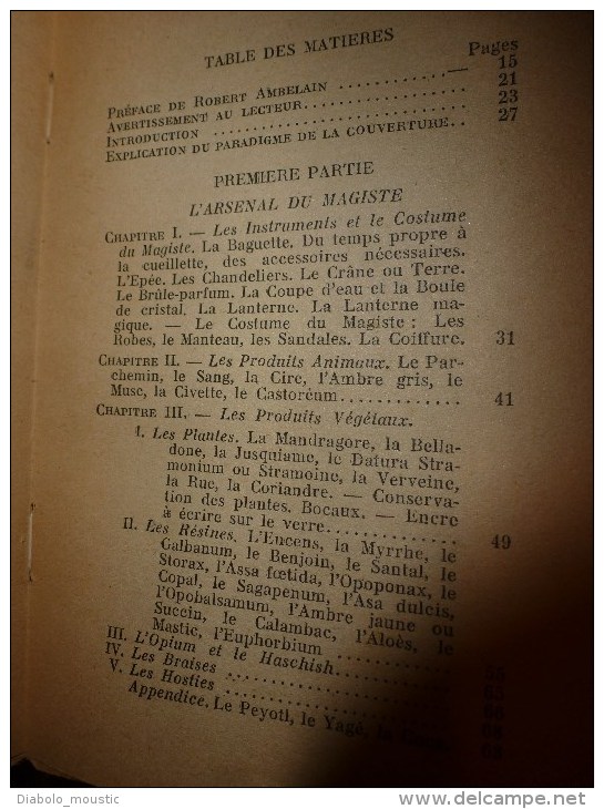 1941 Manuel  De MAGIE PRATIQUE Par J. B. (dédié à La Mémoire De Mon Maitre Et Ami Fulcanelli) - Esoterismo