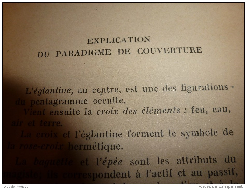 1941 Manuel  de MAGIE PRATIQUE par J. B. (dédié à la mémoire de mon Maitre et Ami Fulcanelli)