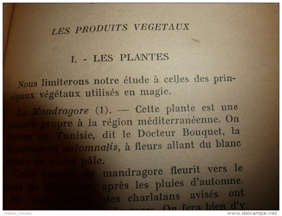 1941 Manuel  de MAGIE PRATIQUE par J. B. (dédié à la mémoire de mon Maitre et Ami Fulcanelli)