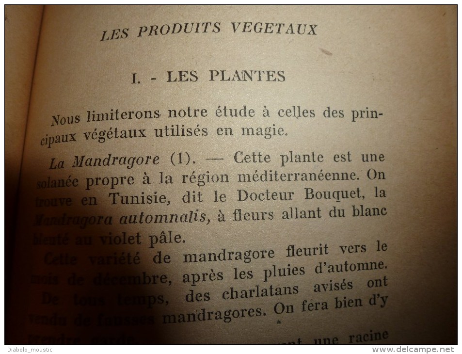 1941 Manuel  de MAGIE PRATIQUE par J. B. (dédié à la mémoire de mon Maitre et Ami Fulcanelli)