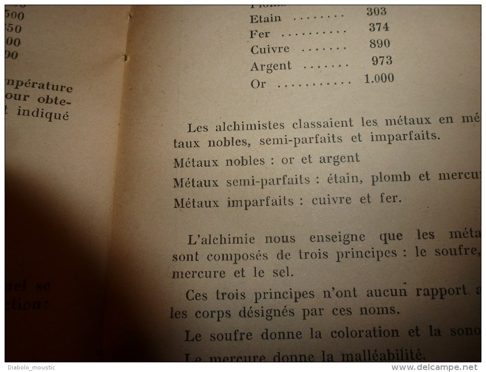 1941 Manuel  de MAGIE PRATIQUE par J. B. (dédié à la mémoire de mon Maitre et Ami Fulcanelli)