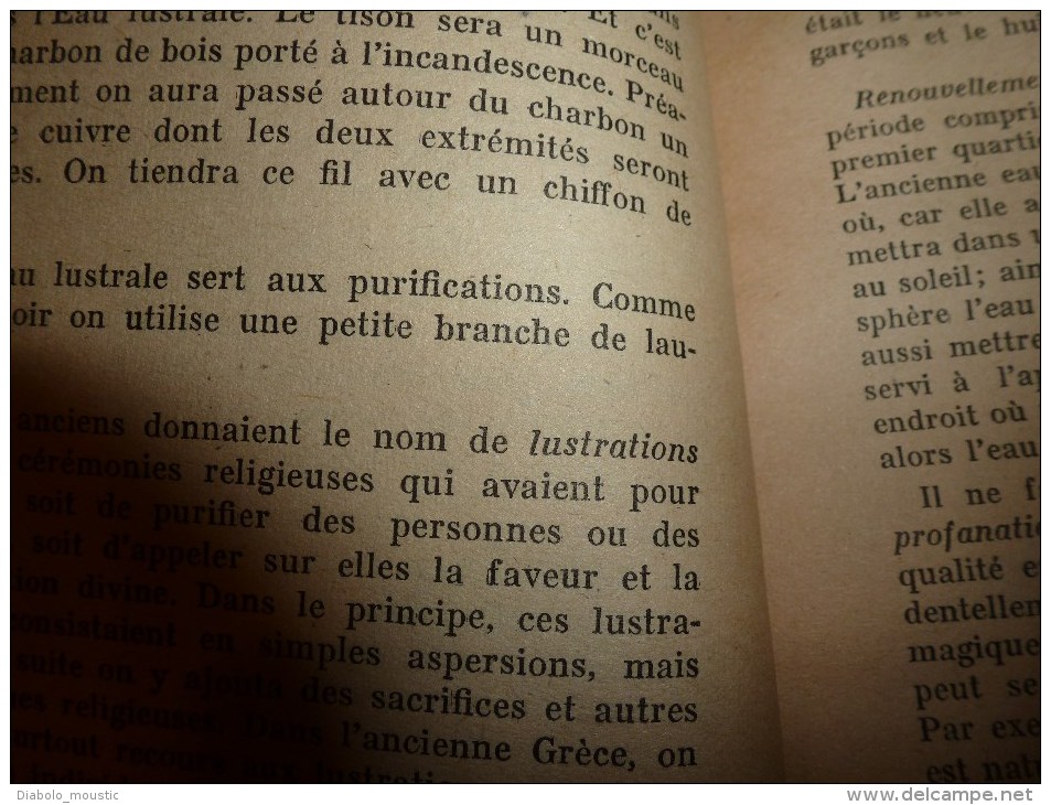 1941 Manuel  de MAGIE PRATIQUE par J. B. (dédié à la mémoire de mon Maitre et Ami Fulcanelli)