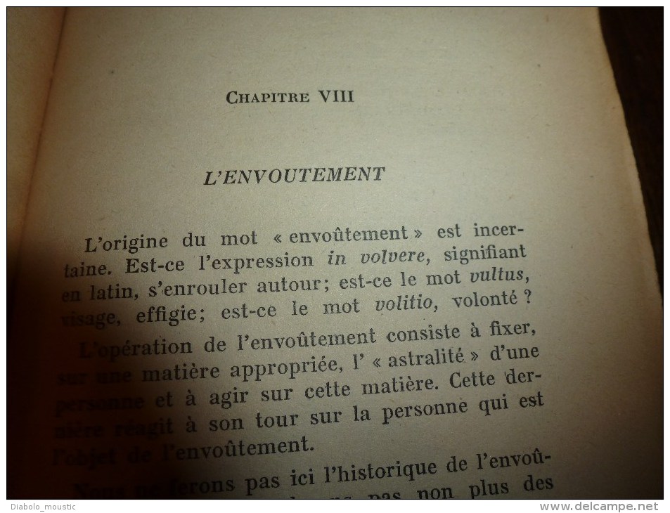 1941 Manuel  de MAGIE PRATIQUE par J. B. (dédié à la mémoire de mon Maitre et Ami Fulcanelli)