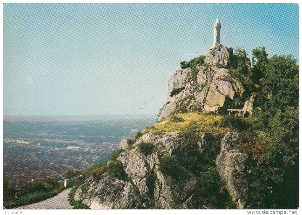 Cp , 81 , MAZAMET , Centre Mondial De Délainage , Vue Générale Panoramique Prise Des Rochers D'Hautpoul - Mazamet