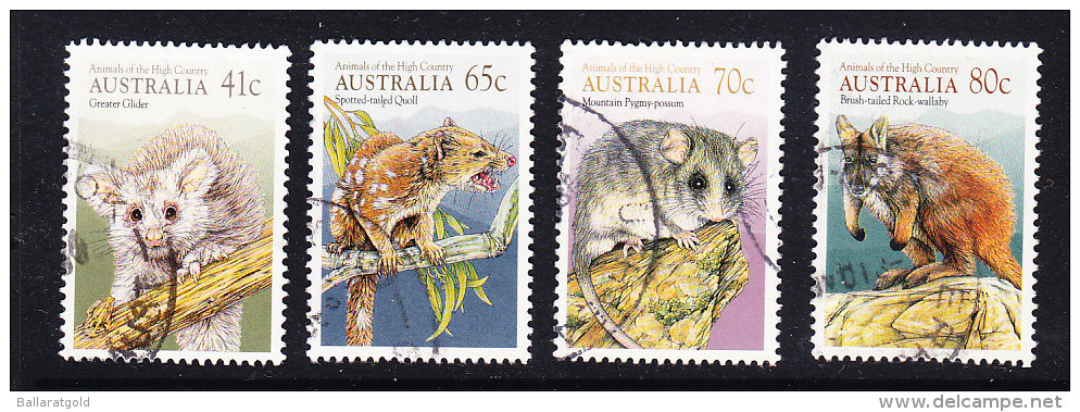 Australia 1990 Animals Of The High Country Set Fine Used - Used Stamps