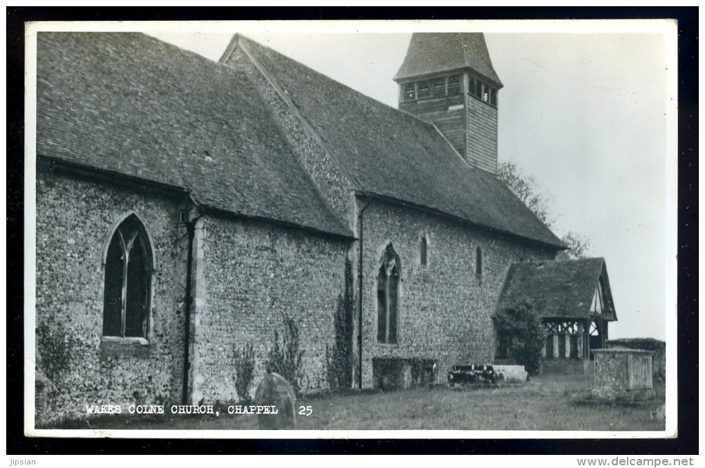 Cpsm Angleterre Wakes Colne Church , Chappel       JA15 16 - Colchester