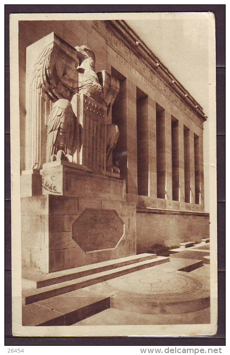 R.B.V. CHATEAU-THIERRY COTE 204  Le 7 10 1937 Aisne  INAUGURATION DU-MONUMENT-AMERICAIN - Mechanical Postmarks (Other)