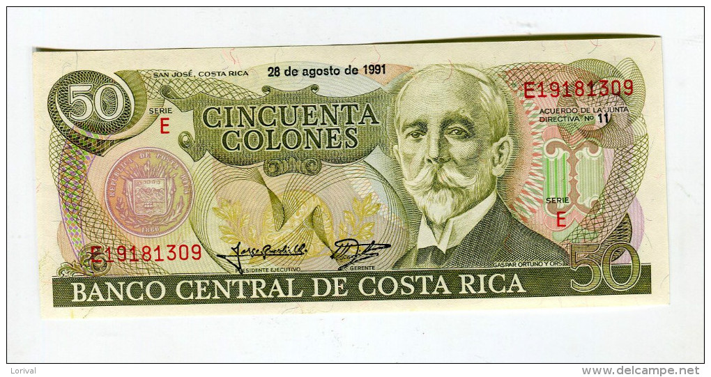 50 COLONES   NEUF 4 EUROS - Costa Rica