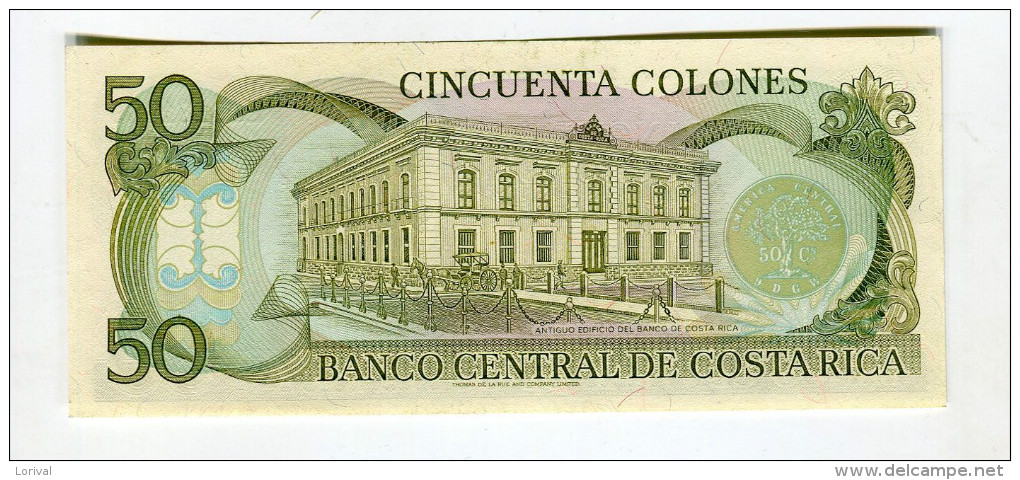 50 COLONES   NEUF 4 EUROS - Costa Rica