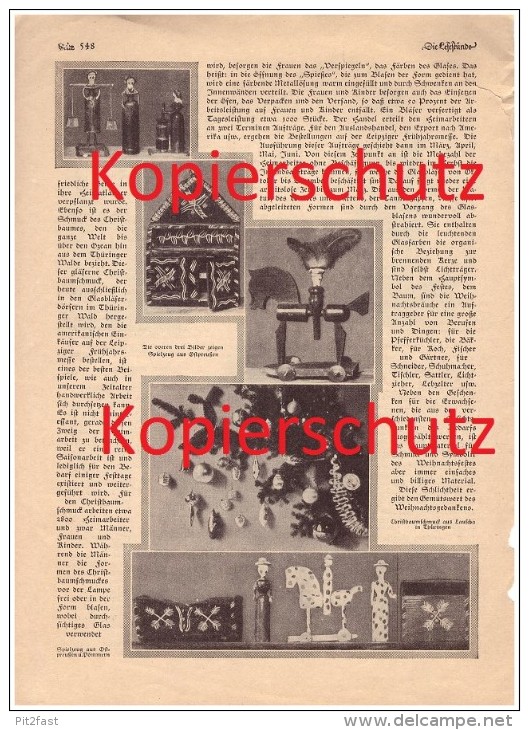 Original Zeitungsbericht - 1928 - Weihnachtsbräuche , Volkskunst , Erzgebirge , Schnitzerei , Thüringen , Weihnachte !!! - Angeli