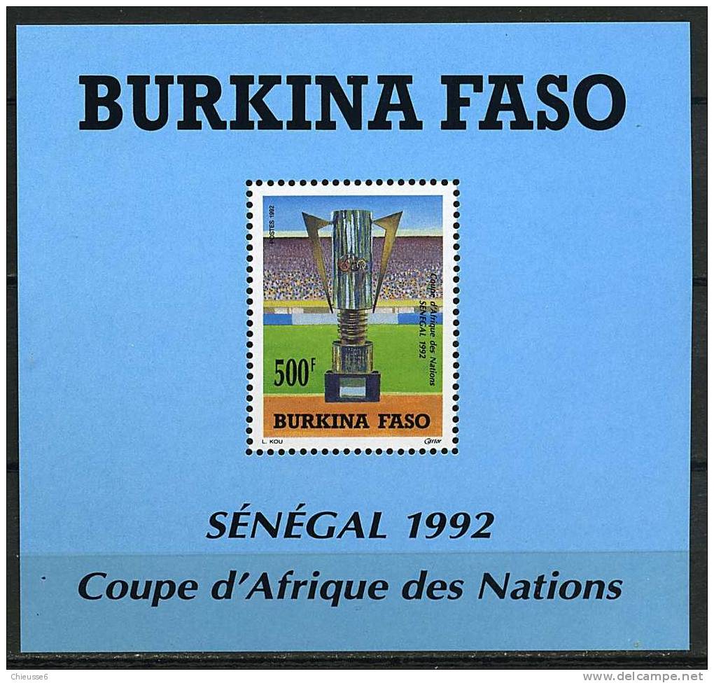 Burkina-Faso ** Bloc N° 41 - "Sénégal 92" Coupe D´Afrique Des Nations De Foot - Burkina Faso (1984-...)