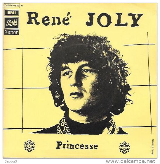 45 T   RENE JOLY     "  PRINCESSE - Otros - Canción Francesa