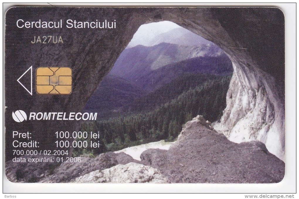 Romania   , Phonecards   ,  Mountains , Cascade ,  Used - Bergen