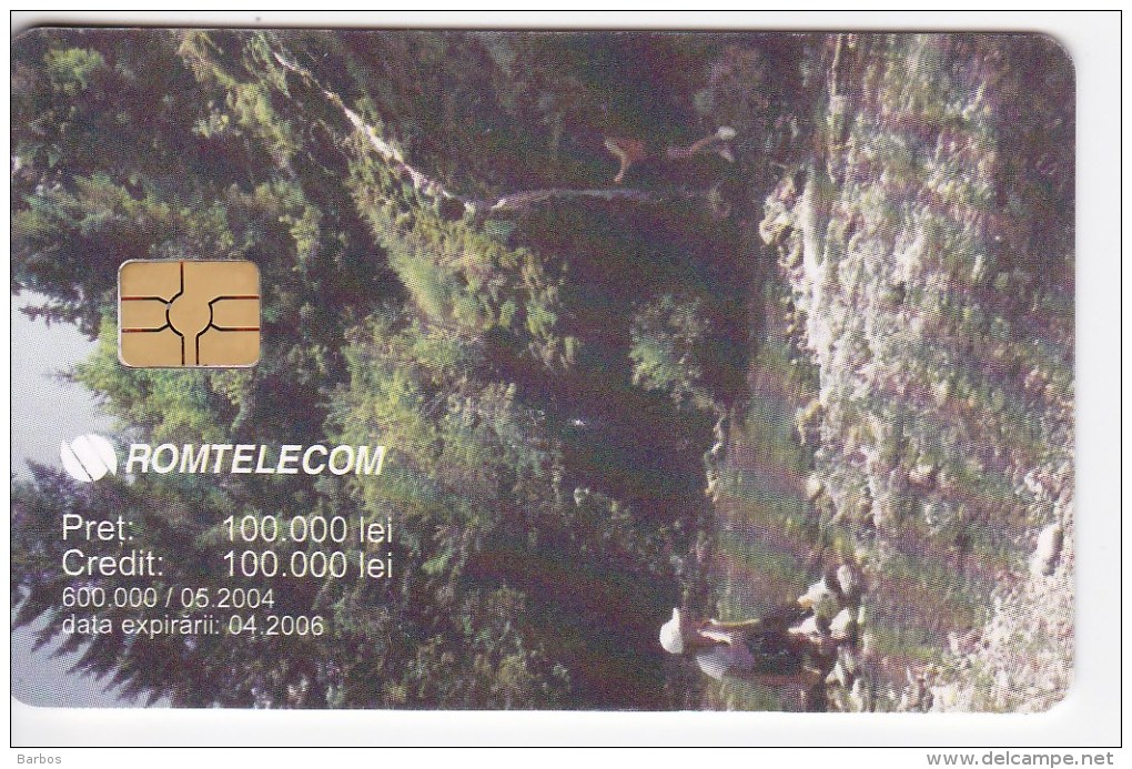 Romania   , Phonecard   ,  Mountains ,  Lighthouses , Used - Leuchttürme