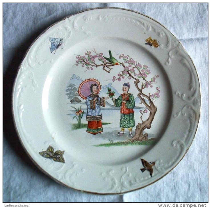 St-Amand - Ancienne Assiette - Oud Bord -old  Plate AS 1613 - Saint Amand (FRA)