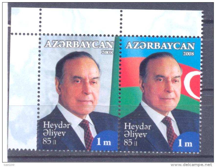 2008. Azerbaijan, 85y Of Birth Of H.. Aliyev, 2v, Mint/** - Azerbaijan