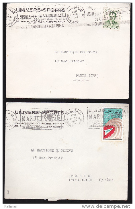 Maroc - lot de 38 lettres et devant de lettres