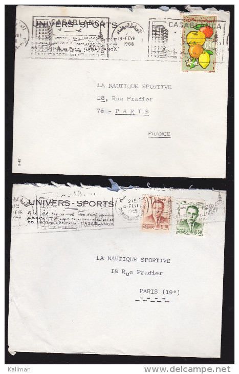 Maroc - lot de 38 lettres et devant de lettres