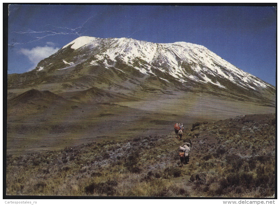 Tanzania-Mount Kilimanjaro-Kibo-Mt.Kenya-used,perfect Shape - Tansania