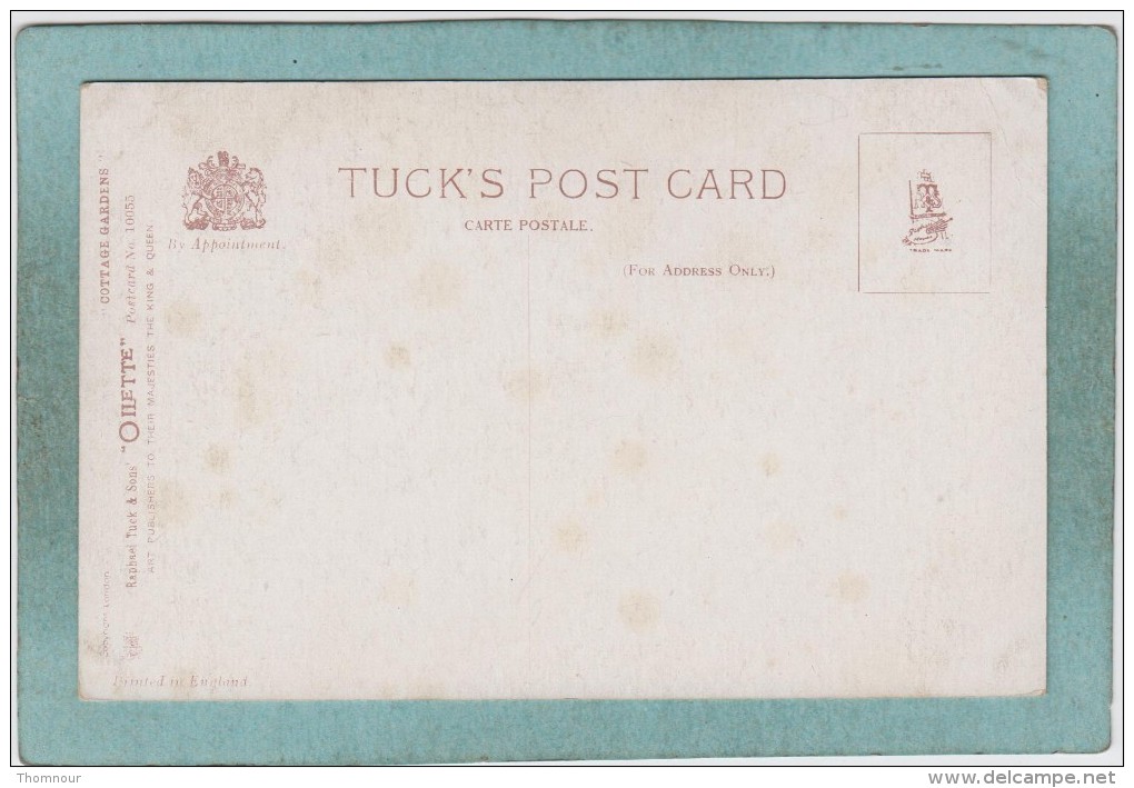 COTTAGE  GARDENS -  TUCK´S  " OILETTE "  -  BELLE CARTE   - - Tuck, Raphael