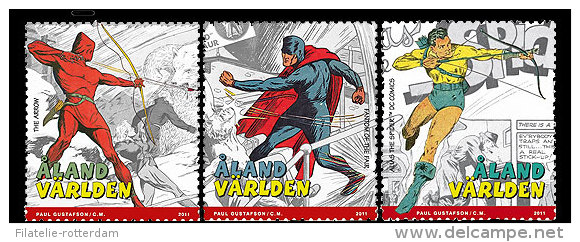 Aland - Postfris / MNH - Booklet Superhelden 2011 - Aland