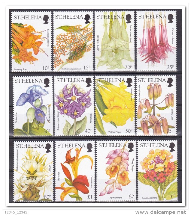 Sint Helena 2003, Postfris MNH, Flowers - Sint-Helena