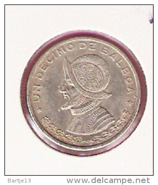 PANAMA 1/10 BALBOA 1961 SILVER KM24 - Panama