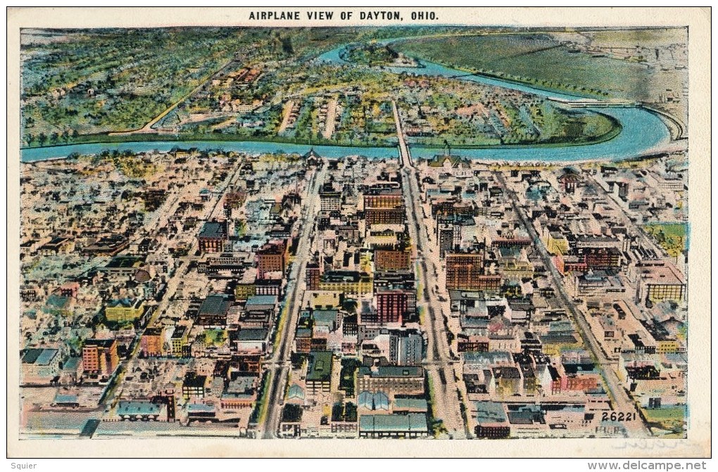 Dayton, Airplane View, Center - Dayton