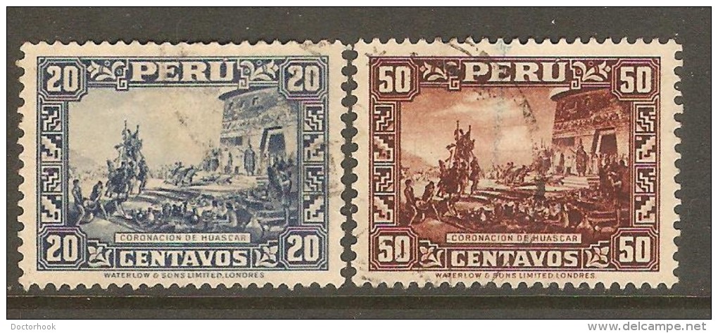 PERU    Scott  # 319-23 VF USED - Peru