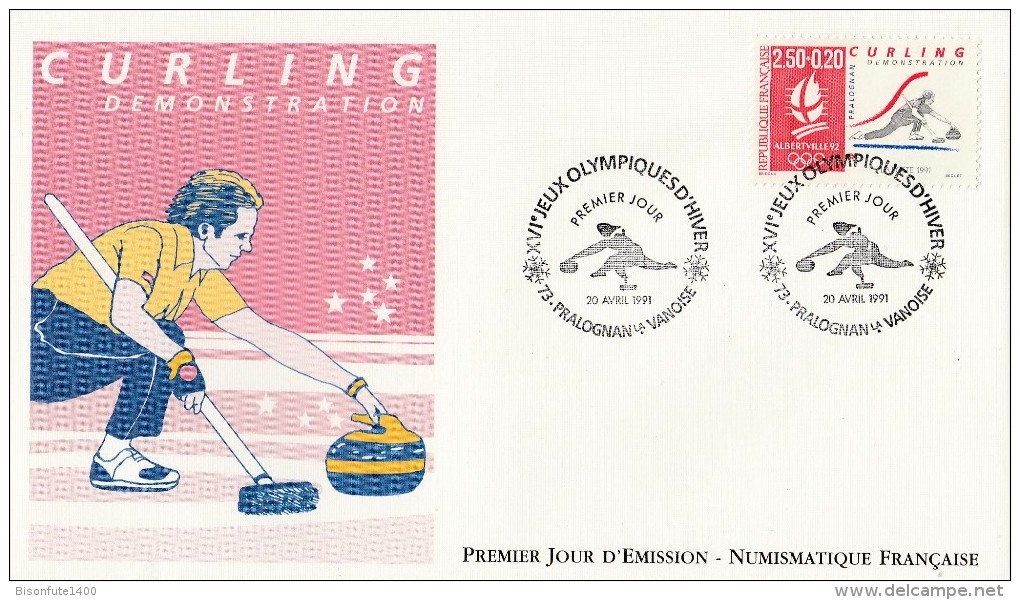 France 1991 - FDC 1er Jour - Numismatique Française - Timbres Yvert & Tellier N° 2680 - 1990-1999