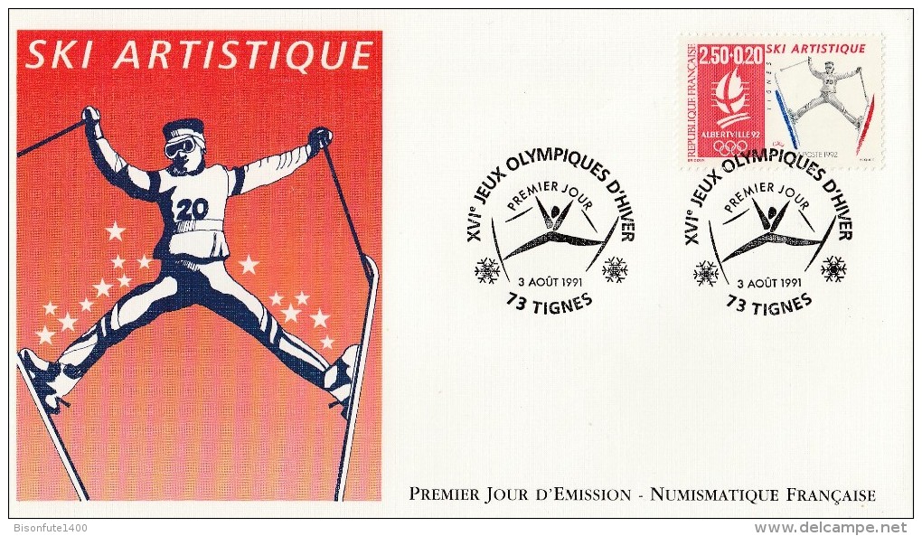 France 1991 - FDC 1er Jour - Numismatique Française - Timbres Yvert & Tellier N° 2709 - 1990-1999