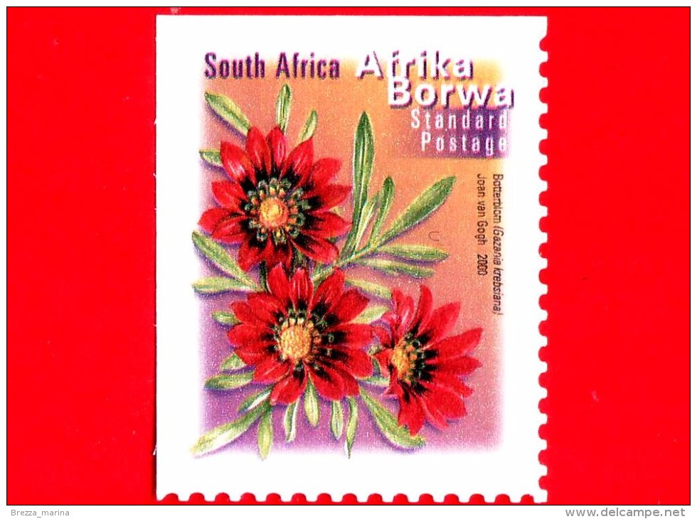 SUD AFRICA - SOUTH AFRICA - Usato - 2000 - Fiori - Flowers - Gazania Krebsiana - 1.30 - Usados