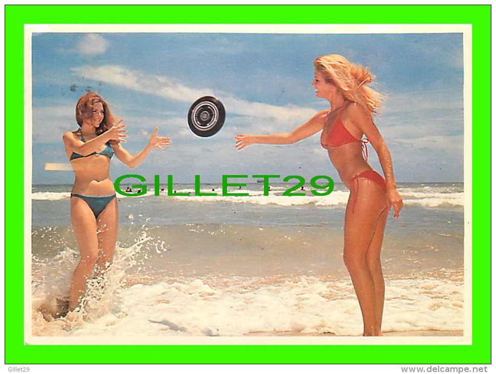 PIN-UPS - FRISBEE FUN ALONG THE TROPICAL FLORIDA - Never Been Use - - Pin-Ups