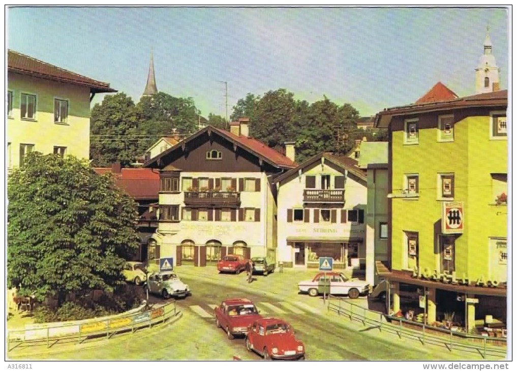 Cpm MIESBACH /BAYER . HOCHLAND Au Fond Café Tres Vieille Voitures - Autres & Non Classés