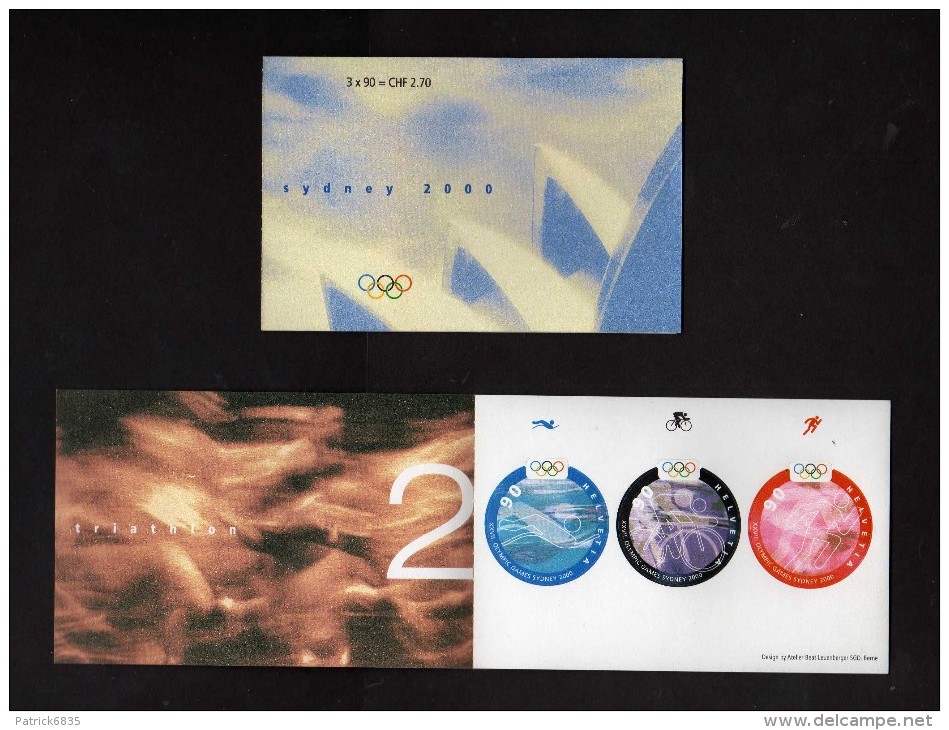 Svizzera ** - 2000 -  Sydney 2000, Jeux Olimpiques.   MNH - Libretti