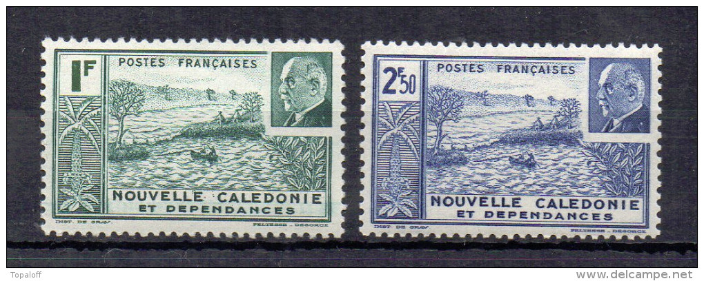 Nouvelle Calédonie N°193 Et 194 Neufs Sans Charniere - Neufs